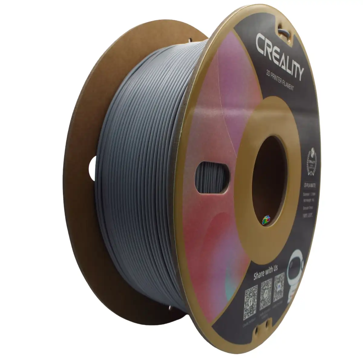 Creality CR-PLA Filament 1kg ‚Äì Matte Grey | High-Precision, Strong & Easy-Print