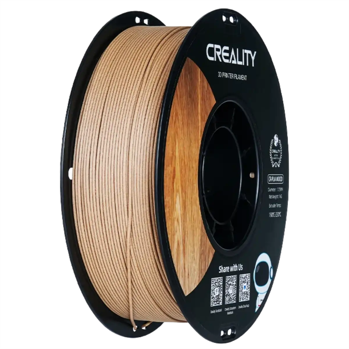 Creality Wood PLA Filament 1kg ‚Äì White Pine | Natural Texture, Easy-Print & High-Precision