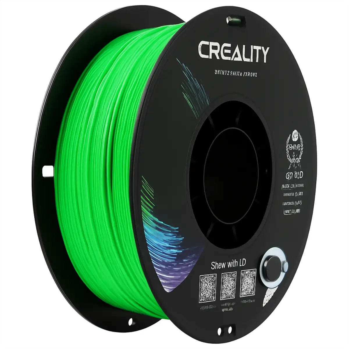 Creality Fluorescent PLA Filament 1kg ‚Äì Green | Glow Effect, Easy-Print & High Precision