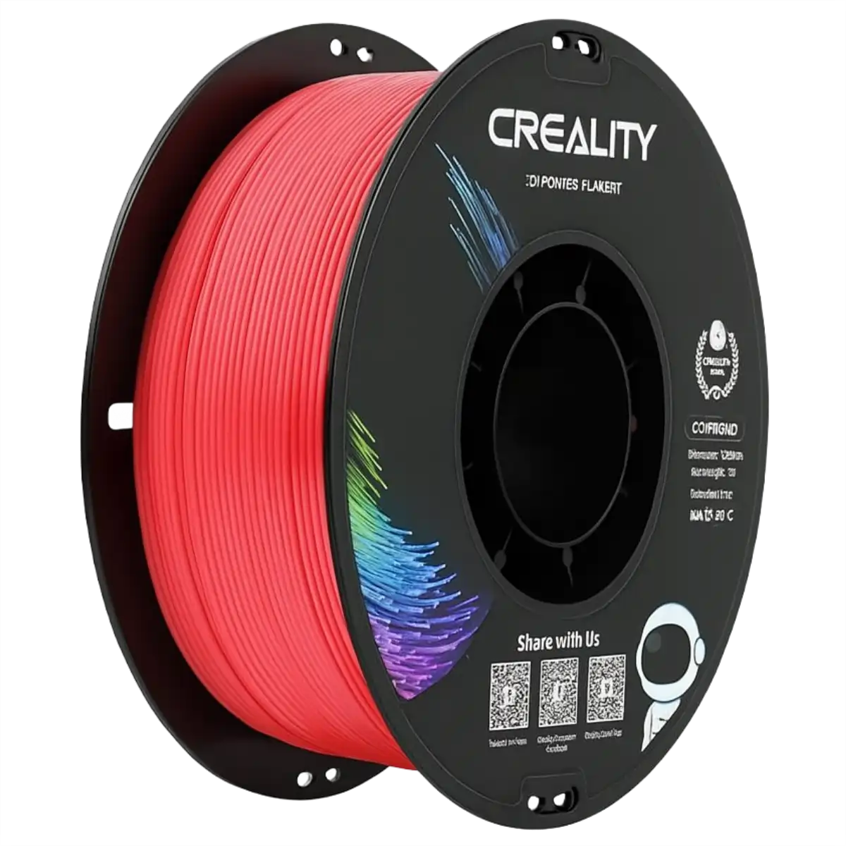 Creality Fluorescent PLA Filament 1kg ‚Äì Red | Glow Effect, Easy-Print & High Precision