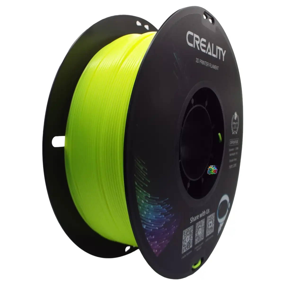 Creality Fluorescent PLA Filament 1kg ‚Äì Yellow | Glow Effect, Easy-Print & High Precision