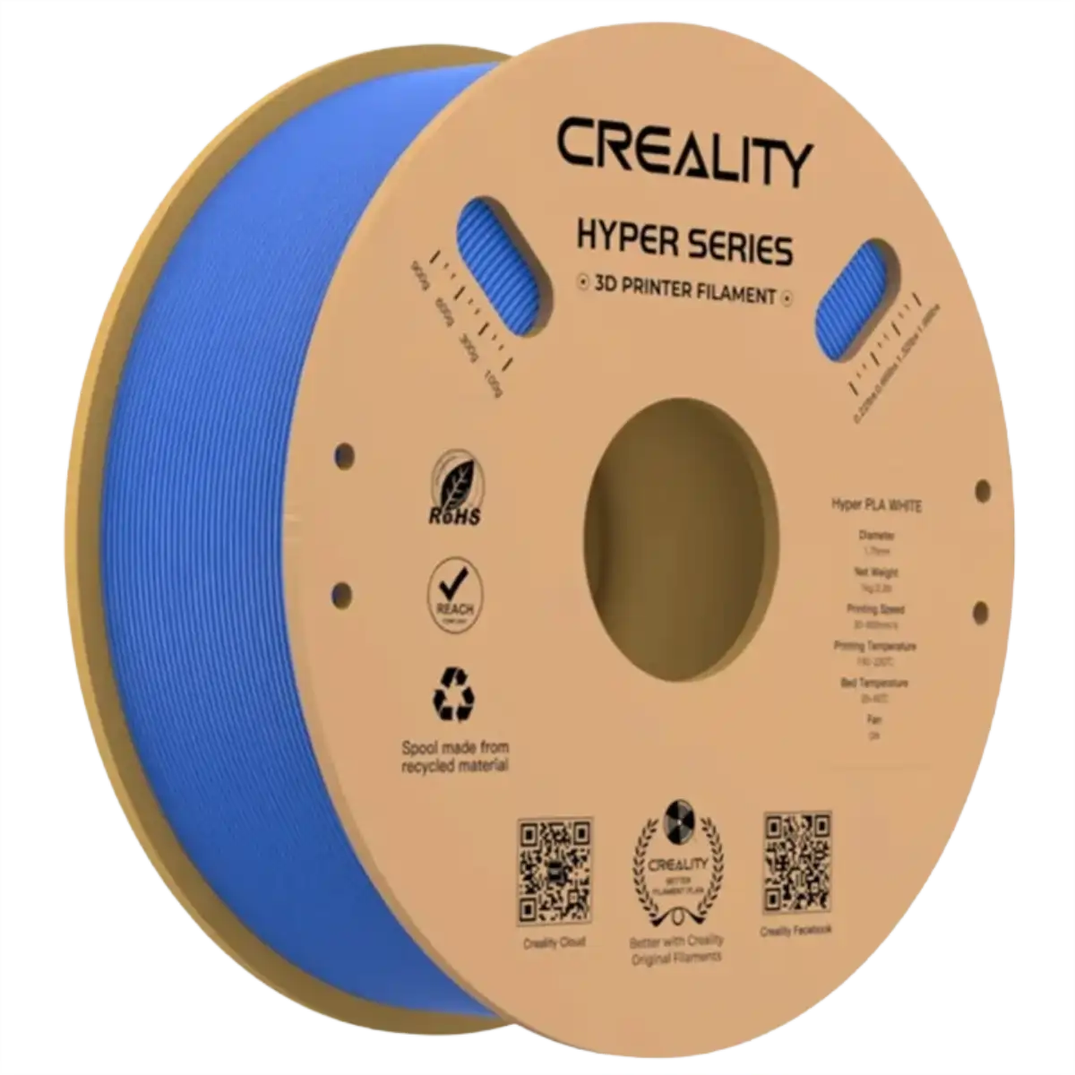 Creality Hyper PLA Filament 1kg ‚Äì Blue | High-Speed Printing, Strong & Smooth Finish